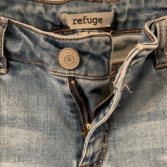 Refuge Distressed Blue Women's Jeans Size 4 - Picture 4 of 6